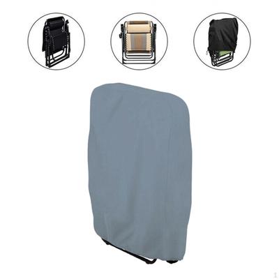 Dustproof Folding Chair Cover with Storage Bag Stool Resistant Easy To Use Foldable Seat