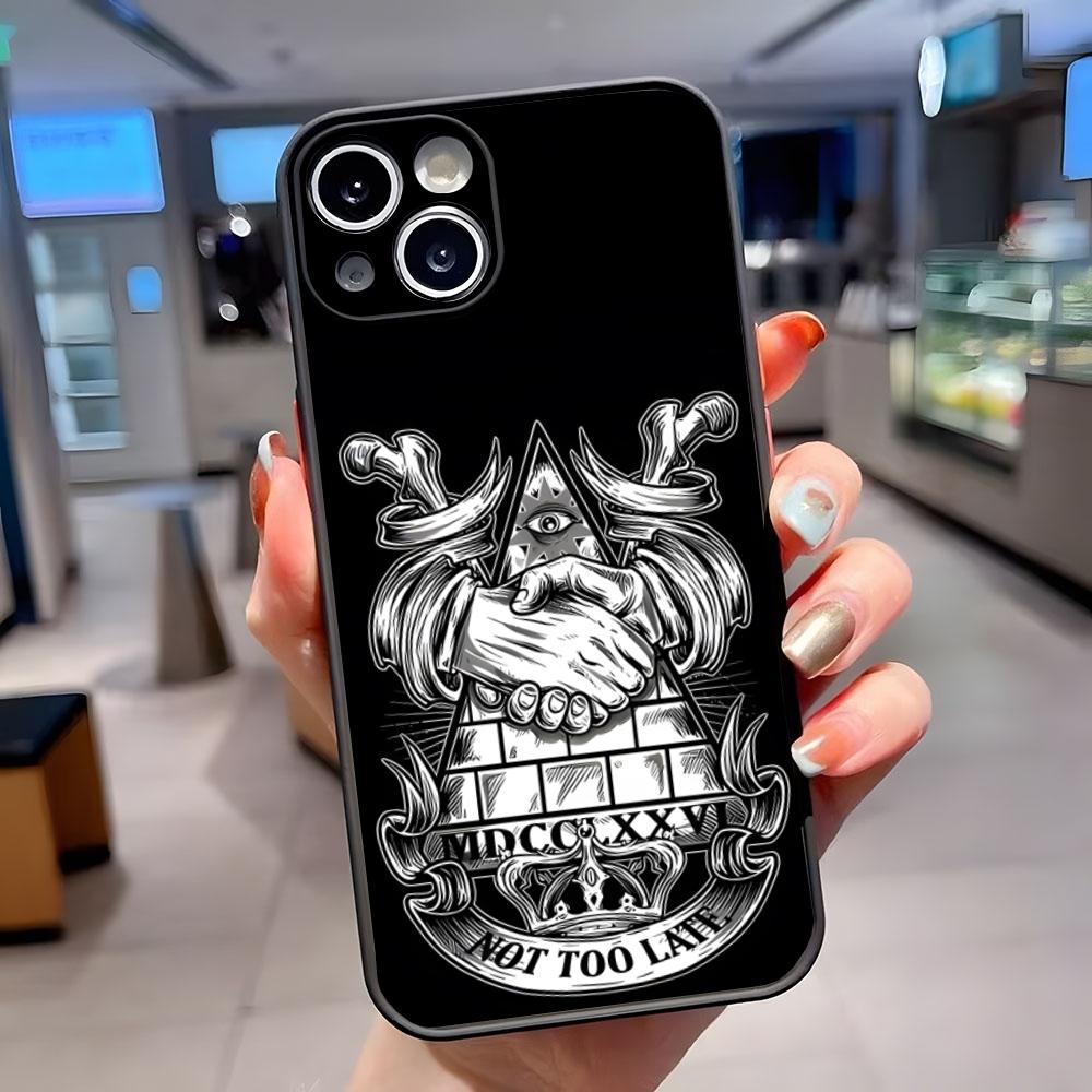 

Free And Accepted Masons Phone Case Matte For IPhone 15 Pro 14 Pro Max 13 11 12 Mini Xs X Xr 7 8 Plus Se Back Cover iPhone14