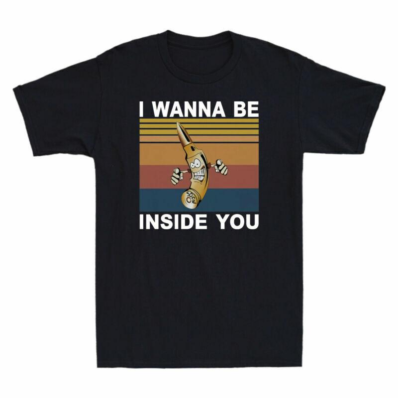 I Vintage Inside You TShirt Sleeve Shirt Wanna Short Be Cotton S
