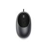 SATECHI Aluminum C1 Wired Optical Computer Mouse for MacBook Air Pro iPad Air Pro M4 iPad Mac and iMac Space Gray USB-C Mouse, & M4, & M3, Mini, Mini,