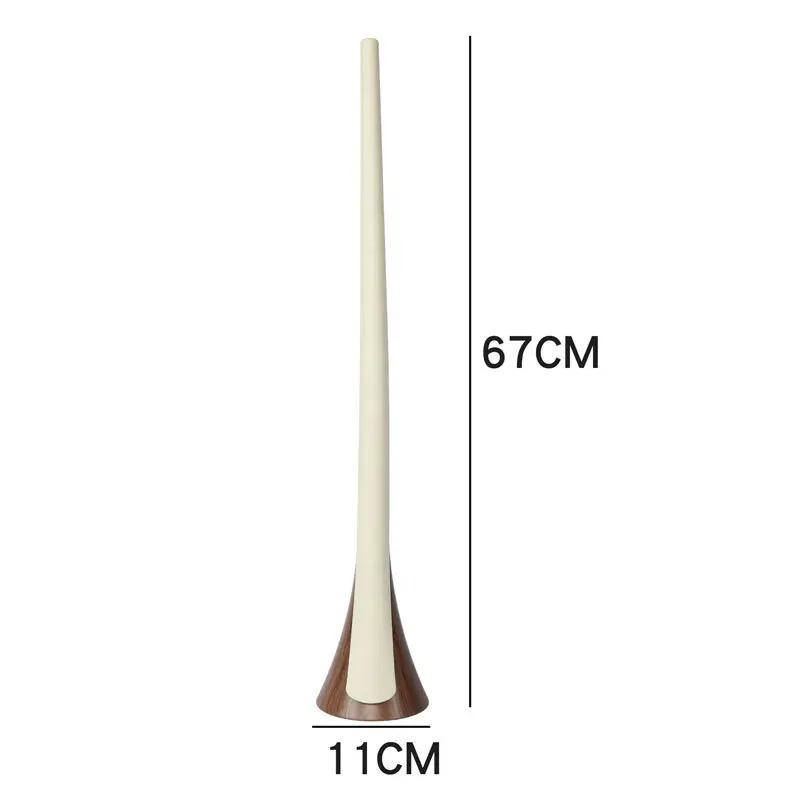 Wood Grain Self-supporting Shoe Handle, Extra Long Shoe Handle, Suitable for the Elderly and Pregnant Women Shoe Horn