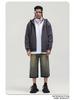 Leichter Cardigan-Hoodie mit doppeltem Reißverschluss für Herren - Vielseitig einfarbig, Trendiger Amerikanischer Stil für Frühling/Herbst, Unisex.