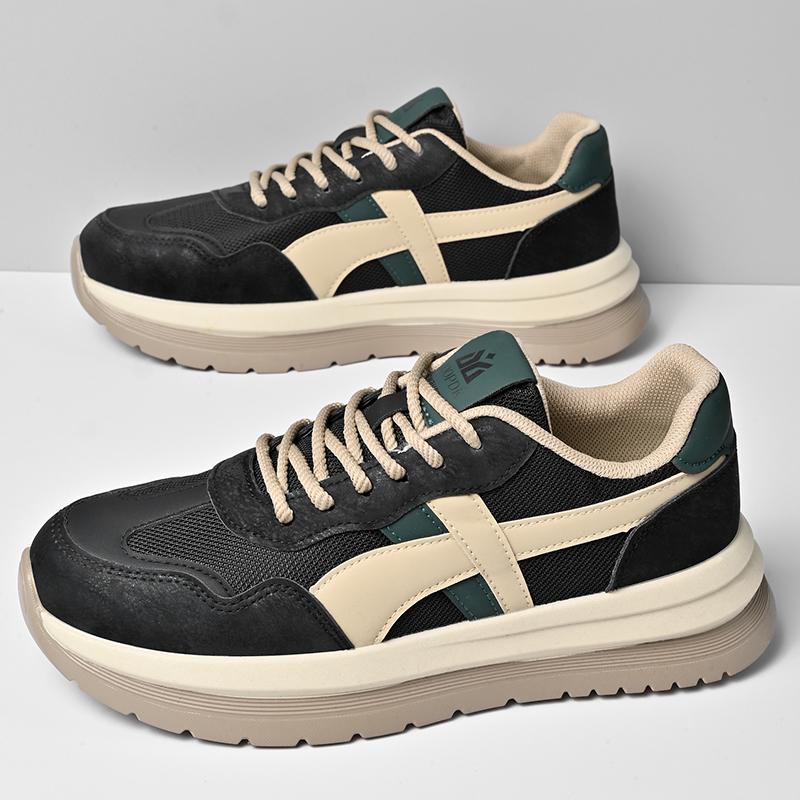 Fashion Men's Suede Leather All-Match Casual Shoes Classic Sneakers Comfortable Skateboard Footwear Fashion Versatile Vulcanize Footwear