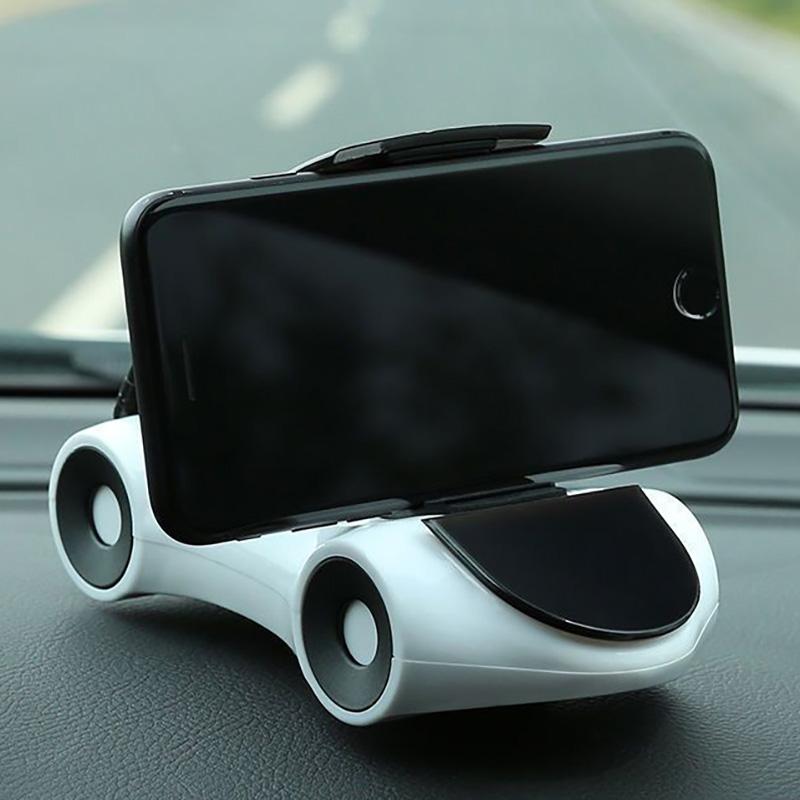 Suporte universal para celular em carro, suporte para joias, placa de estacionamento, acessórios decorativos para painel