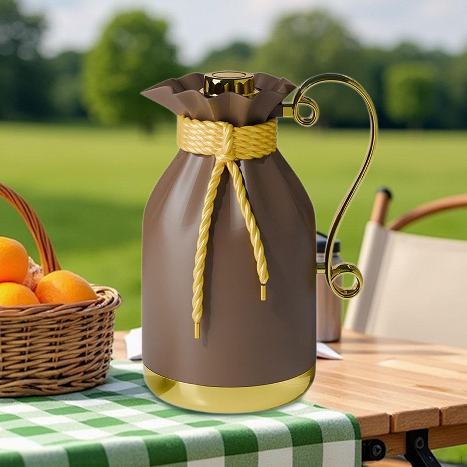 

Кофейный графин Арабский кофейник Легкие украшения Многофункциональный чайник для воды Чай для коричневый