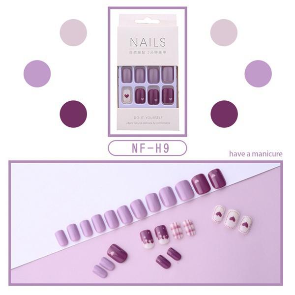 Новые маленькие свежие маникюрные накладки для ногтей — фото 11