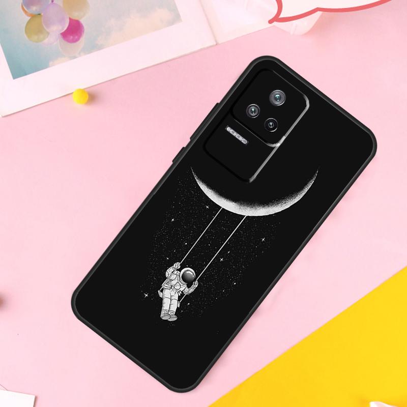 Moon Stars Space Astronaut Case For POCO M6 X6 Pro X3 X4 X5 M5s F3 F5 Xiaomi 14 Ultra 12 13 Lite 11T 12T 13T Pro Funda