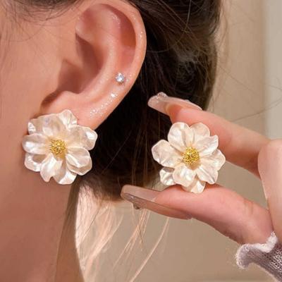 New Ear Stud Earrings For Woman Fashion Korean Jewelry Temperament Girl's Daily Wear Earrings