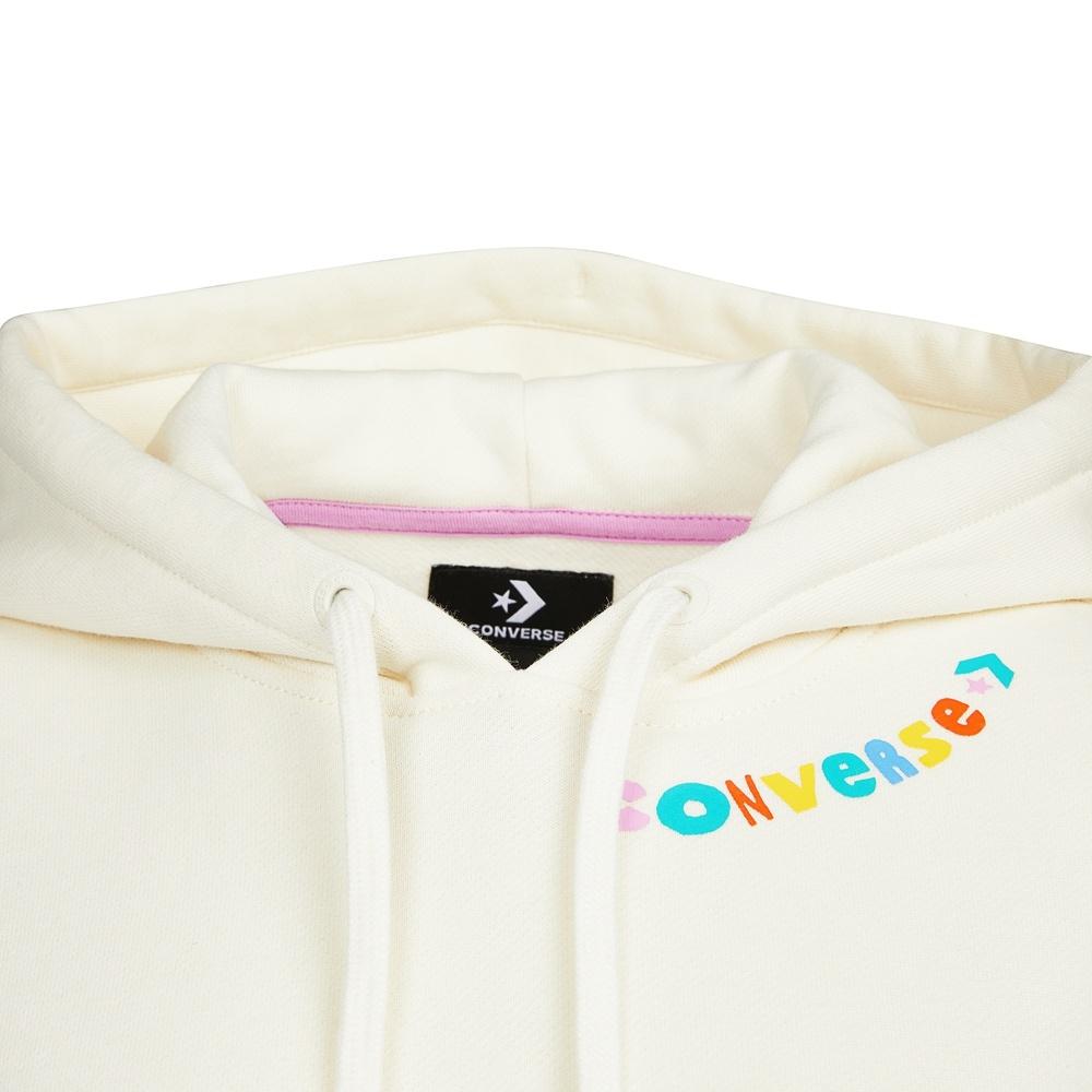 (WMNS) Converse Crafted Fashion Graphic Hoodie Asia Sizing 'White' Women's 10024178-A02