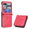 For Motorola Razr 60/50 5G Leather Case Butterfly Flower Imprinted Phone Cover with Strap