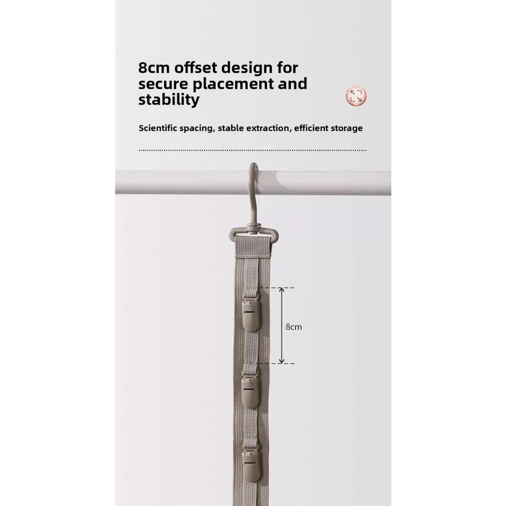 10-1set Hat Storage, with 8 Clips, Can Hold 8 Baseball Caps, Used for Home and Closet Hat Storage, Home Scenes, Wardrobe Hat Hanging Artifact