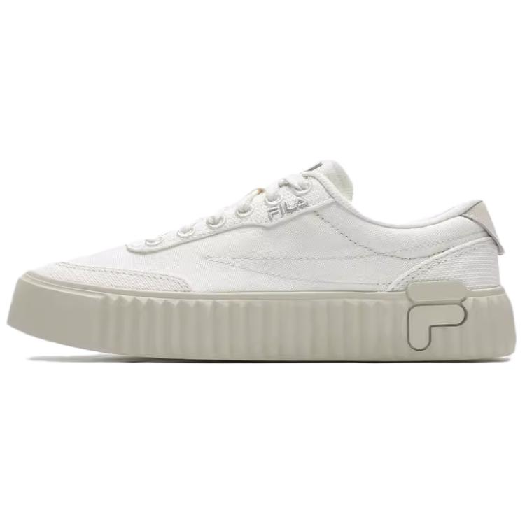 Fila Gear 1S Retro Casual Lightweight Low-Top Canvas Shoes Women Sneaker White F12W432310FMM