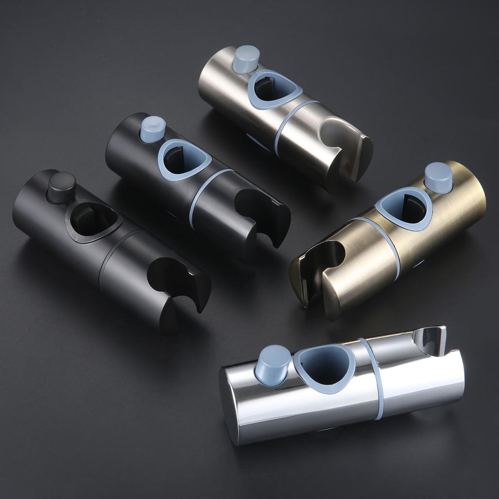 5 Farger ABS Erstatnings Dusjstang Hodeholder Justerbar Dusjklemme Brakett I11x3.8cm Dusjhode Glider Baderomsartikler