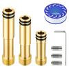 Starke Metall-Duschbogen-Adapter Inklusive Sechskantschlüssel & Dichtband K-98350 für Einfache Installation ohne Probleme & Leckschutz