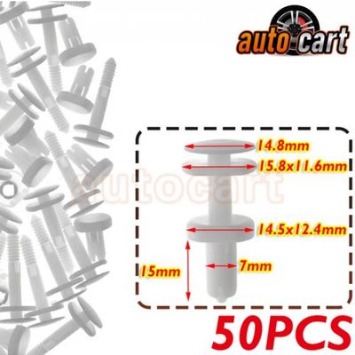 For Chevy Truck Door Panel Clips Retainer Fastener 50 Pcs Nylon for GMC Yukon