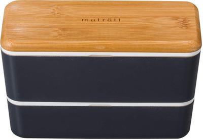 Masakazu Lancheira Antibacteriana Prato Principal Ninho Lanche x 18 x 11cm Carvão Masculino 8.4