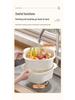 2026 Multi-Layer Stackable Kitchen Basket: Draining and Washing Basin for Fruits, Vegetables, and Rice.