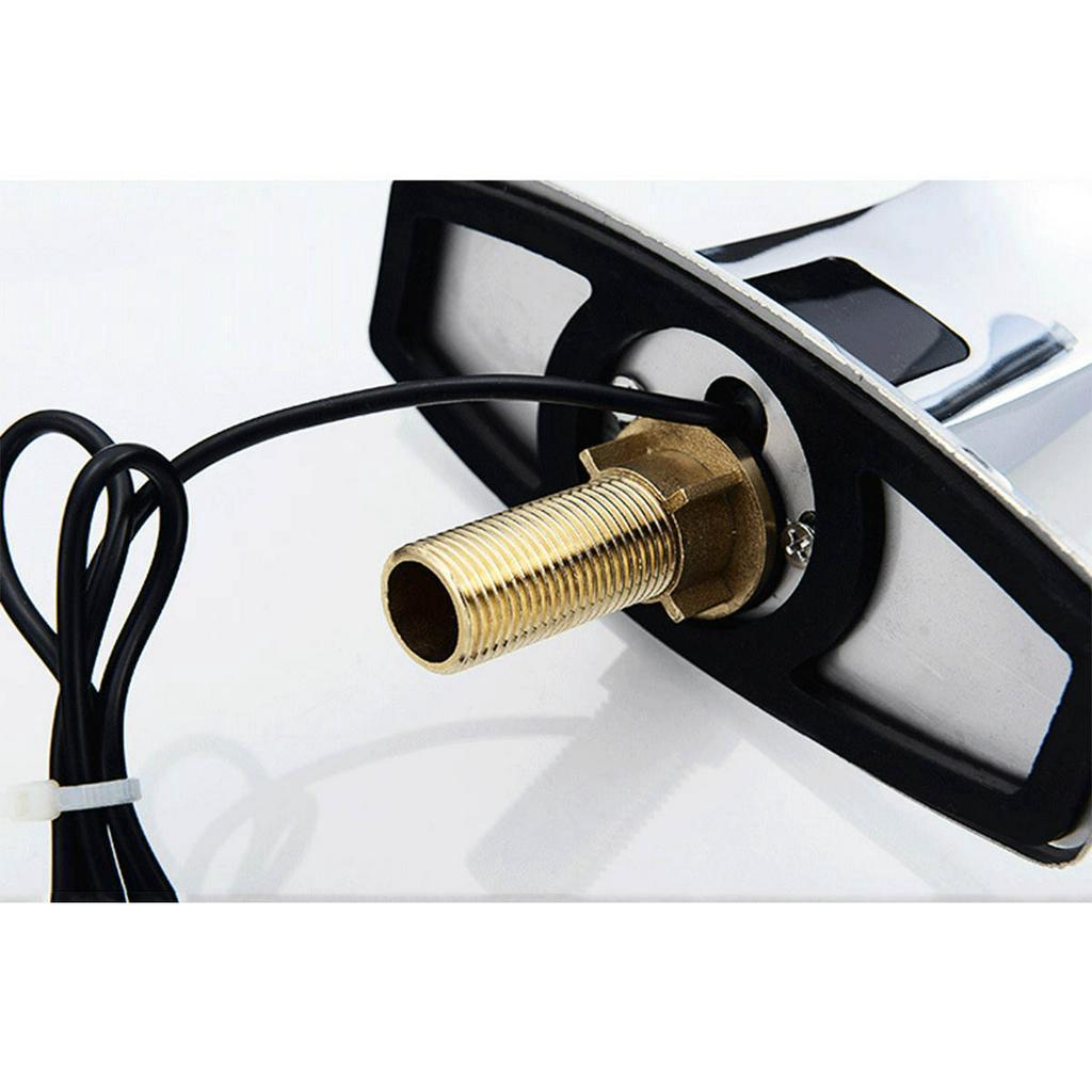 Automatic Infrared Sensor Basin Faucet Kitchen Smart Touchless Sink Cold Tap Single Handle Deck Mount + Controller Box
