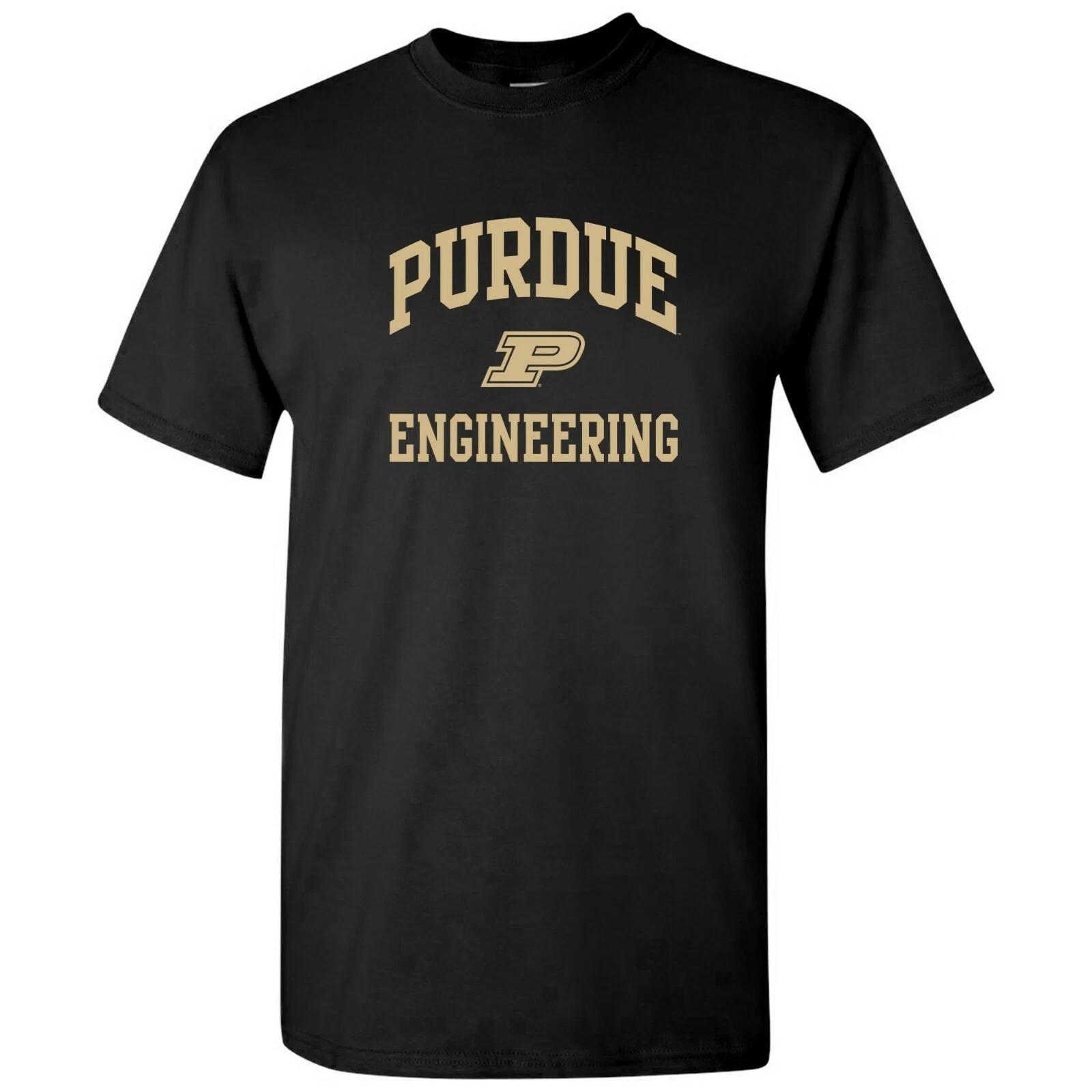 Purdue Boilermakers Arch Logo Engineering T-Shirt - Black 2XL