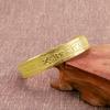 Authentisches tibetisch-buddhistisches Sutra-Charme-Armband Handgefertigt aus Kupfer mit sechs Mantras Verstellbar für spirituellen Schutz