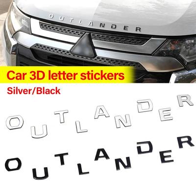 3D OUTLANDER Písmena Znak Odznak Samolepka Automobilové Auto Styling