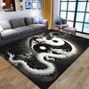 Magic Dragon Carpet Bright Purple Mysterious Forest Pattern Indoor Mat Suitable Living Room Bedroom Office Home Decoration Gifts