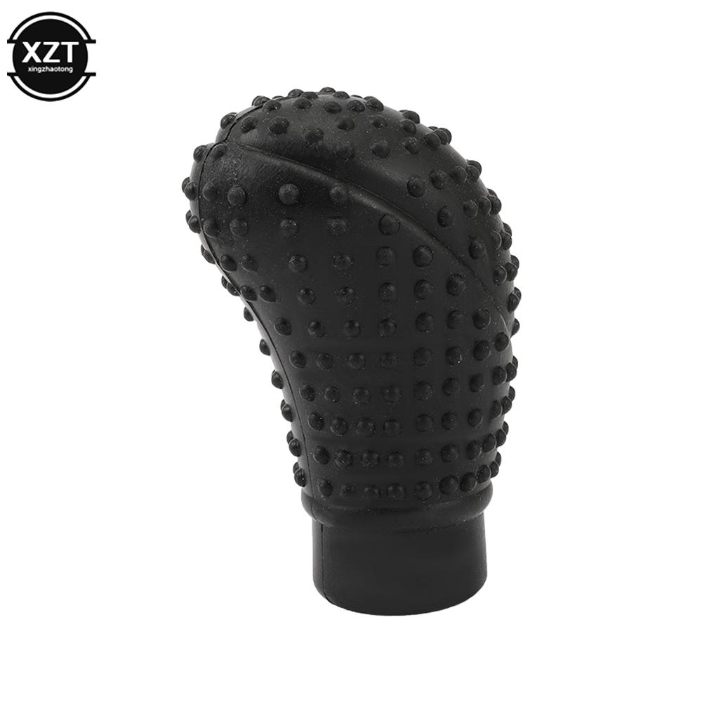 Non-Slip Car Shift Cover Silicone Manual Automatic Transmission Automobile Shift Lever Shift Knob Universal Handbrake Cover чёрный
