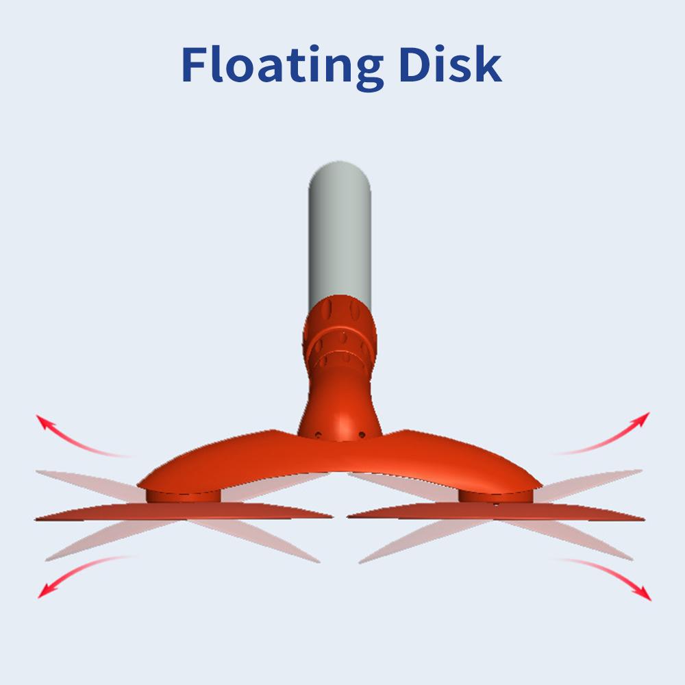 Long Chenille Microfiber Wash Mop with Extension Pole Rotatable Dual Head Car Wash Brush