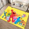 15 Sizes S-Sesame S-Street Theme Carpet Rug for Living Rooms Bedroom Entrance Door Decor Mat, Kids' Play Non-slip Mat Great Gift