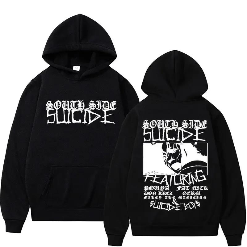 Suicideboys Hoodies for Men Women Clothing Fashion Hip Hop Sweatshirts Vintage Harajuku Hooded Pullovers Streetwear
