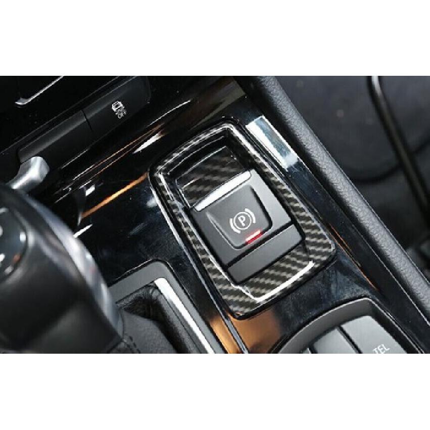 Carbon Fiber Switch Cover Electronic For BMW 2 Series Touring 2015-19 Handbrake