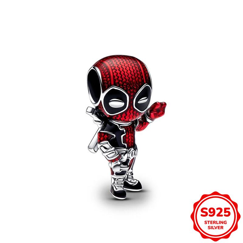 

Marvel Deadpool І Росомаха Підвіска-шарм Підходить для браслетів 3 мм Намисто для жінок Кулон Розкішні DIY Виготовлення ювелірних виробів Подарунки