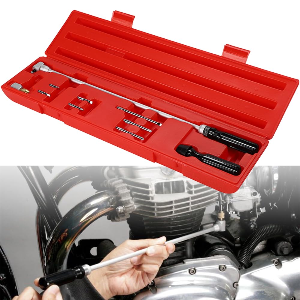 

Набор инструментов для регулировки угла наклона кабины мотоцикла с винтом L-образного типа