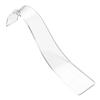 Versatile Bracelet Display Stand Portable Curved Shaped Necklace Organizer Acrylic Handchain Stand Jewellery Organizer