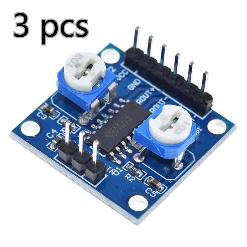 PAM8406 Stereo Digital Amplifier Board 5W×2 DC 2.5-5V USB Powered Class D Audio Module with Independent Left/Right Volume Control