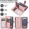 Wrist Strap Zipper Cards Solt Wallet Leather Phone Case for Samsung Galaxy S26 S25 Ultra S24 S23 Plus A57 A37 A17 A07 A56 Cover
