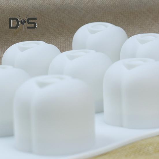 Silikonová dortová forma Vícekomorový design Forma ve tvaru třešně Měkká nepřilnavá forma na pečení do kuchyně