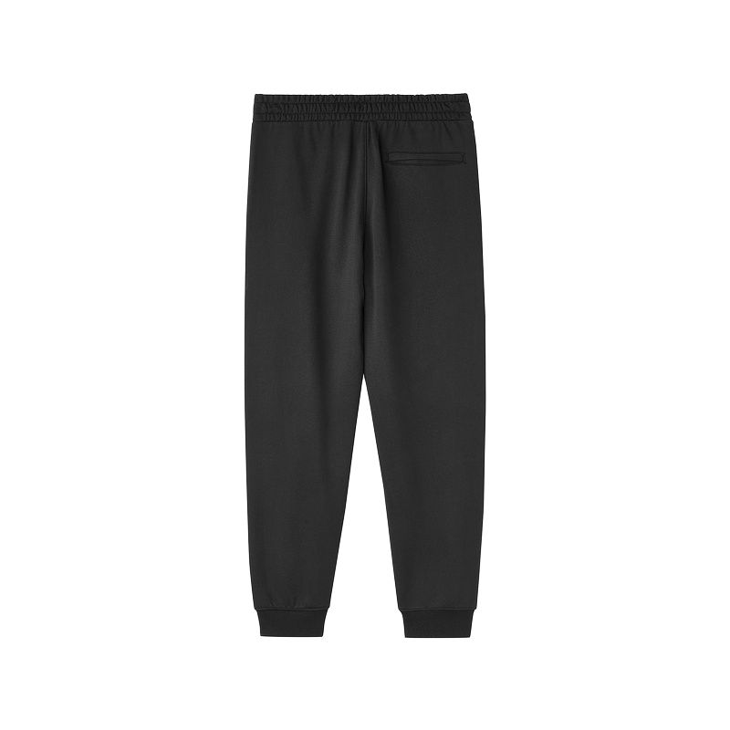Skechers Sports Alliance Series Casual Breathable Soft Cuffed Knitted Joggers Men Bottoms Black L424M024-0018