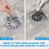 50Pcs Disposable Shower Drain Cover Hair Catcher, Disposable Floor Drain Sticker, Suit Sewer Filter Screen, Bathroom, Bathtub, Kitchen, Sink Floor