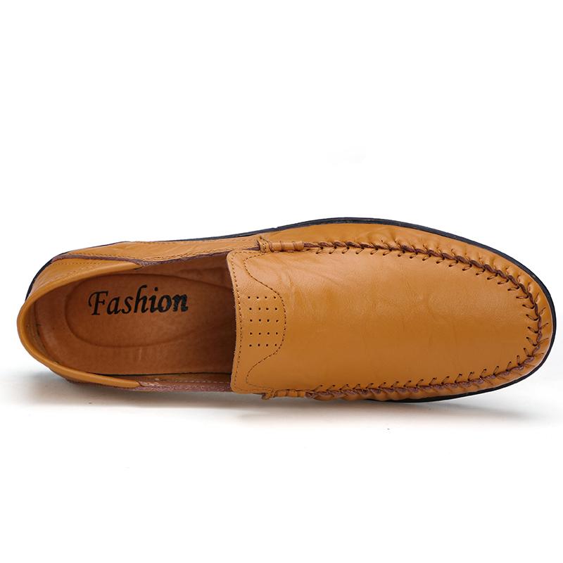 Mokkasiner for menn Loafer Kjøring Gommino Comfort Flats Uformelle Slip-ons Skinnsko i plussstørrelse for menn Over Size