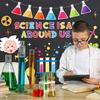 67Pcs Science Bulletin Board Decoration Science is All Around Us Classroom Decor Chemistry Lab Apparatus Paper Cutouts for Back to School Home