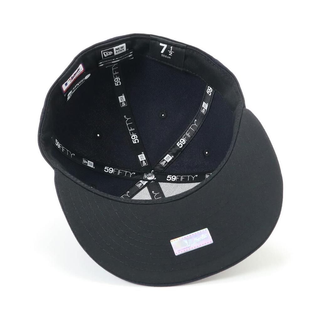 New Era Authentic Flat Visor MLB Size 7 ACPERF BOSRED 25J BOS/Game Cap, 3/8, GM,