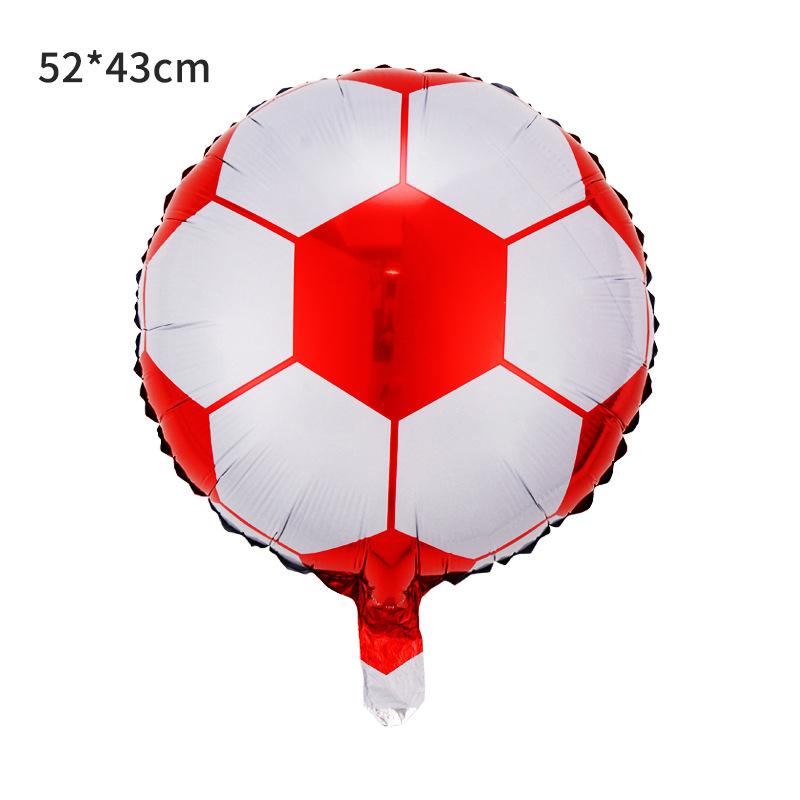 18 Inch Black And White Football Balloon Football Basketball Balloon Baseball Sports Aluminum Film Balloon European Cup Decorative Props