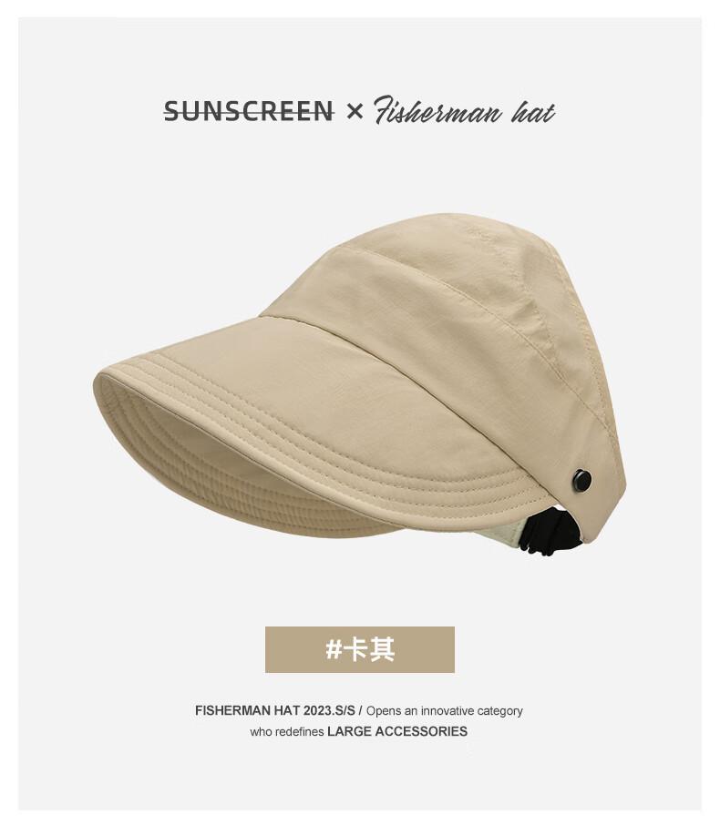 

Sunscreen cap trend color matching summer quick drying Zhao Ruth sun hat cap cap one size fits all (head circumference 54-60cm)