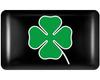 3D Epoxy Four Leaf Clover Badge Stickers Car Steering Wheel Dashboard Sticker For Alfa Romeo156 159 Giulietta Stelvio Gta Giulia pgi231