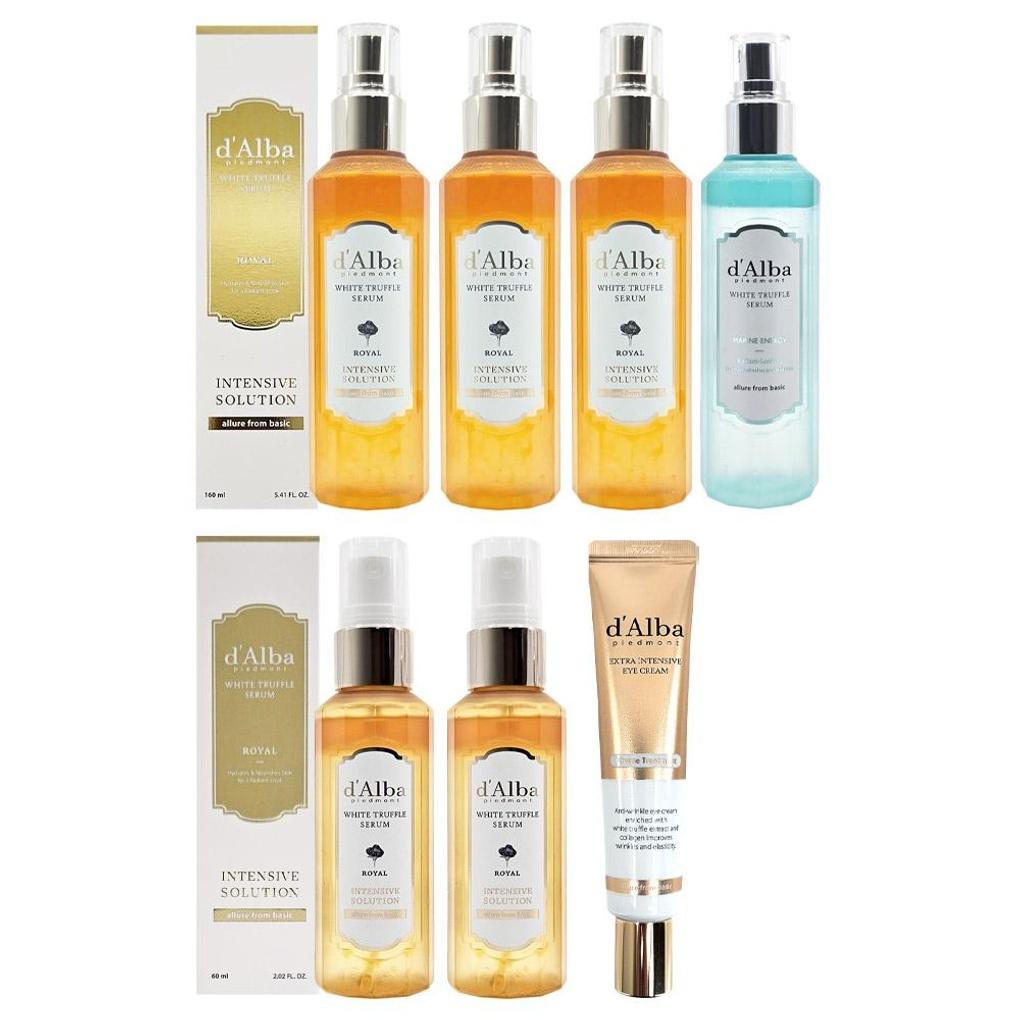 

d Alba Royal Mist Serum 160ml x 3 + Marine 160ml x 60ml x 2 + Eye Cream 160mlx3+Marine Serum160mlx2+60mlx2+Eye Cream