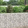 Gabion Raised Beds (3 Pcs) 30 X 30 X 100 Cm Iron