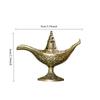 Durable Antique Style Incense Burner Air Purification Metal Aroma Furnace Gifts Wishing Aladdin Lamp Home Decor