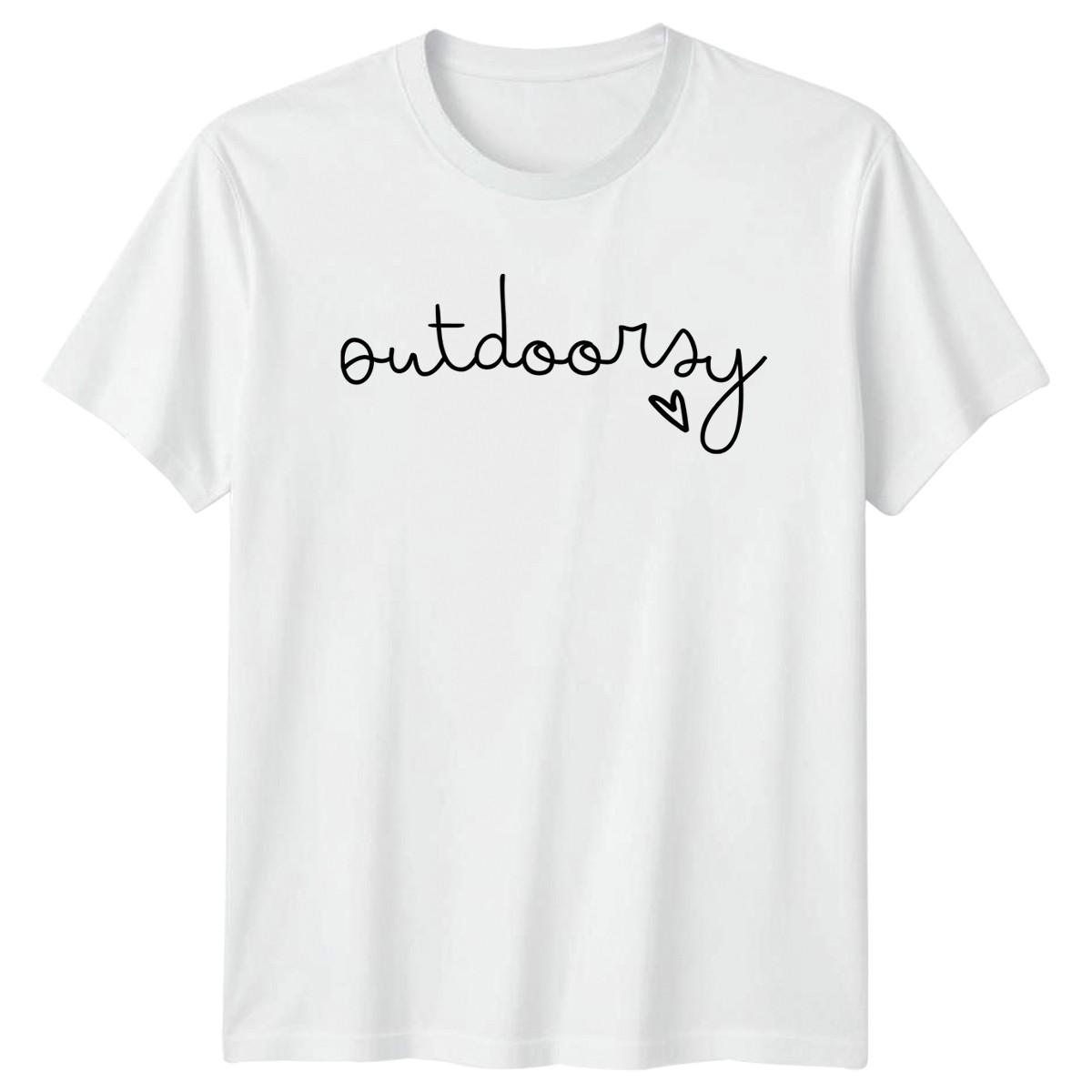 Outdoorsy T-Shirt Nature Lover Outdoors Birthday Gift For Him And Her XXXXL