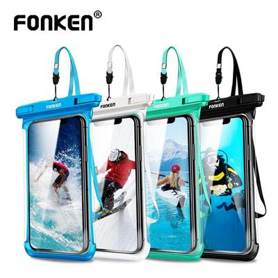 FONKEN Vollständige wasserdichte Hülle, Regenwald, Wüste, Schnee, transparenter Trockenbeutel, Unterwasser-Schwimmabdeckung